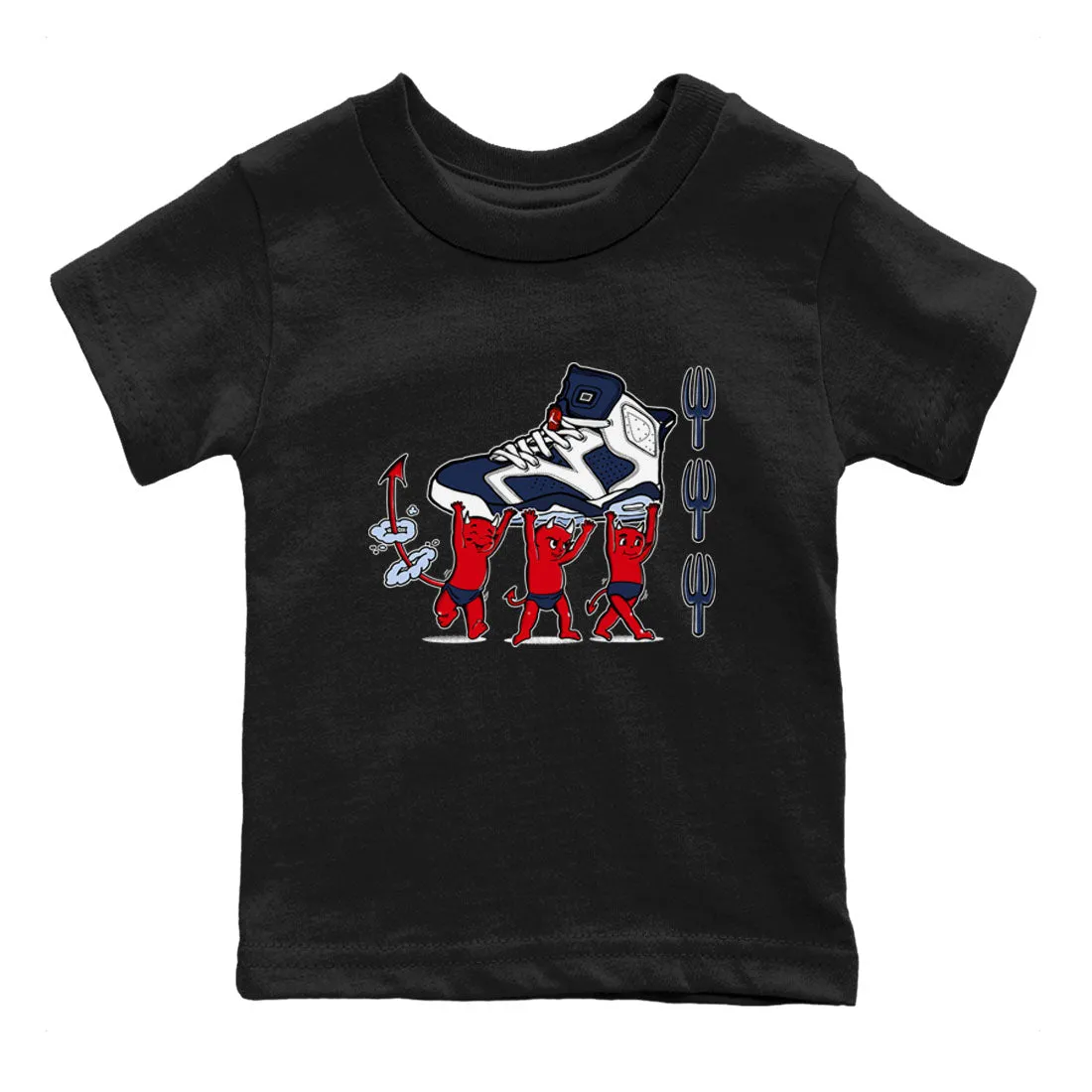 - And Jordan Tees Devil Air Midnight Smart-connected Kids Navy SNRT 6 Trendy Babies White Sneaker