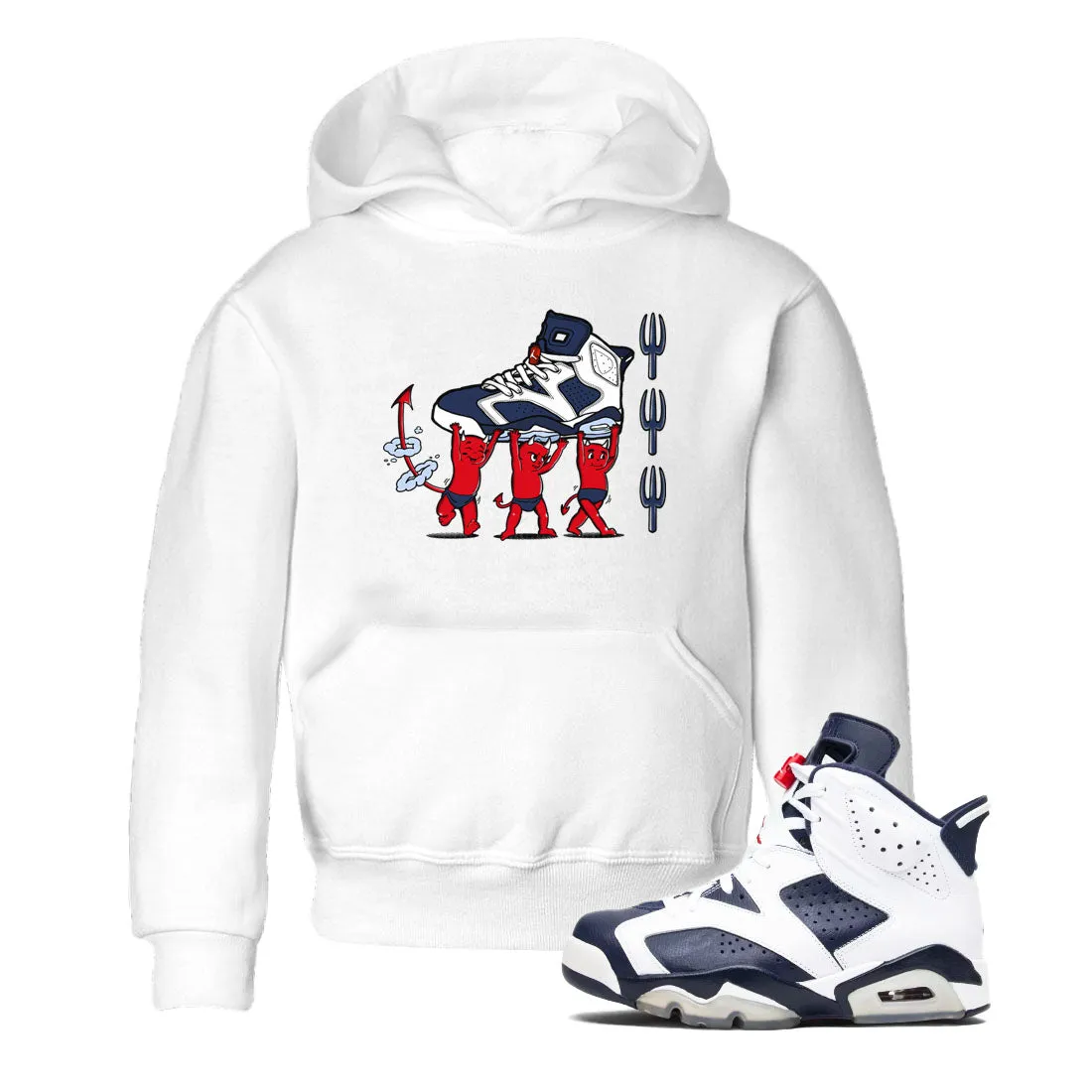 - And Jordan Tees Devil Air Midnight Smart-connected Kids Navy SNRT 6 Trendy Babies White Sneaker