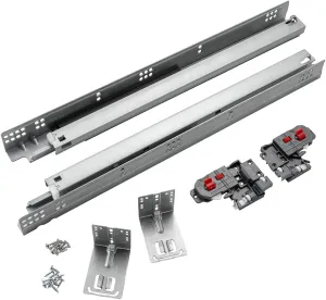 15'' Rockler Centerline Lifetime Soft-Close Undermount Drawer Slides