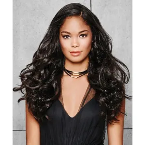 22" Wavy Fineline Extensions Color R25 GINGER BLONDE - Hairdo Hairpieces 4 Piece Kit Clip In Tru2Life Heat Friendly Synthetic Fine Hair Flat Iron Curl Blow Dry