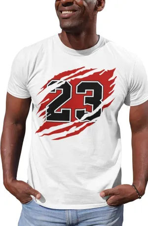 23 Slash Shirt to Match Jordan Retro Sneakers Low Mid High 1 2 3 4 5, Tee to Match Jordan 1s 2s 3s 4s 5s 6s