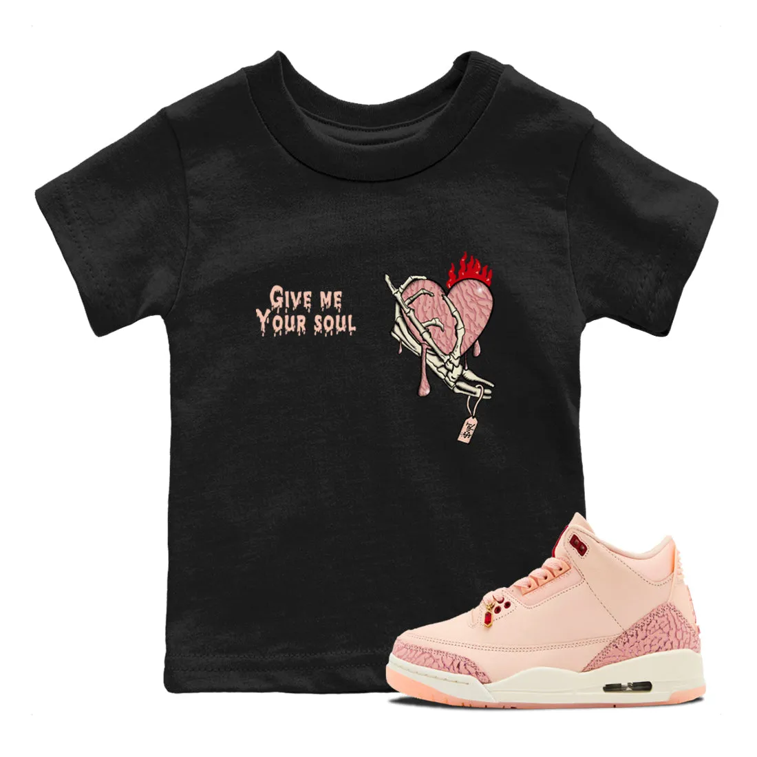 3 Give Soul Kids Day SNRT Me Valentines - Tees Air Sneaker Your Hot offer Unique selection Jordan