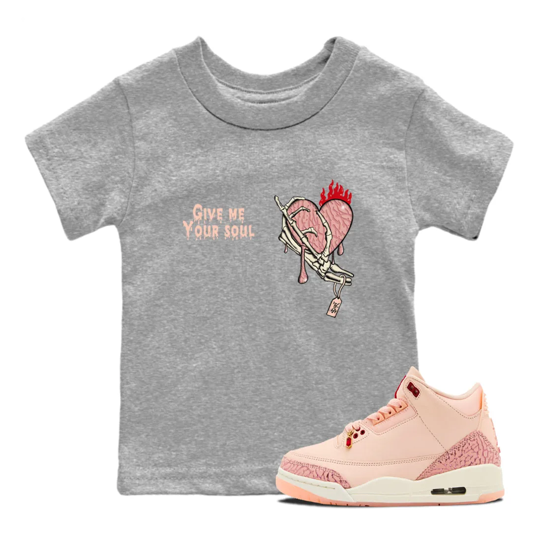 3 Give Soul Kids Day SNRT Me Valentines - Tees Air Sneaker Your Hot offer Unique selection Jordan