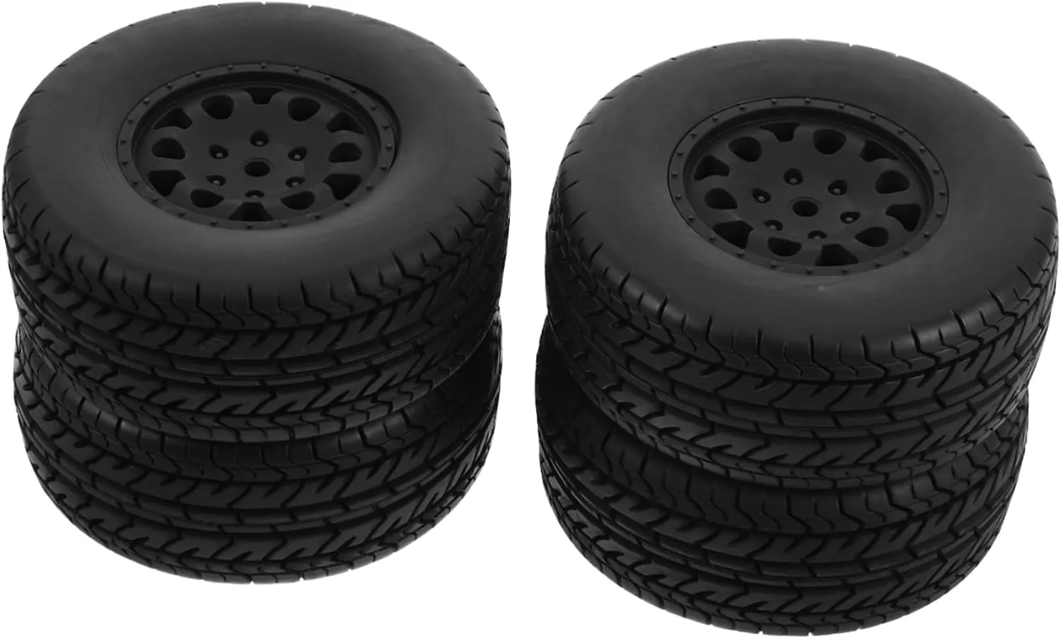 4pcs Scale Remote Tires Drift Wheels for Mini Cars for High- Indoor Fun Compatible