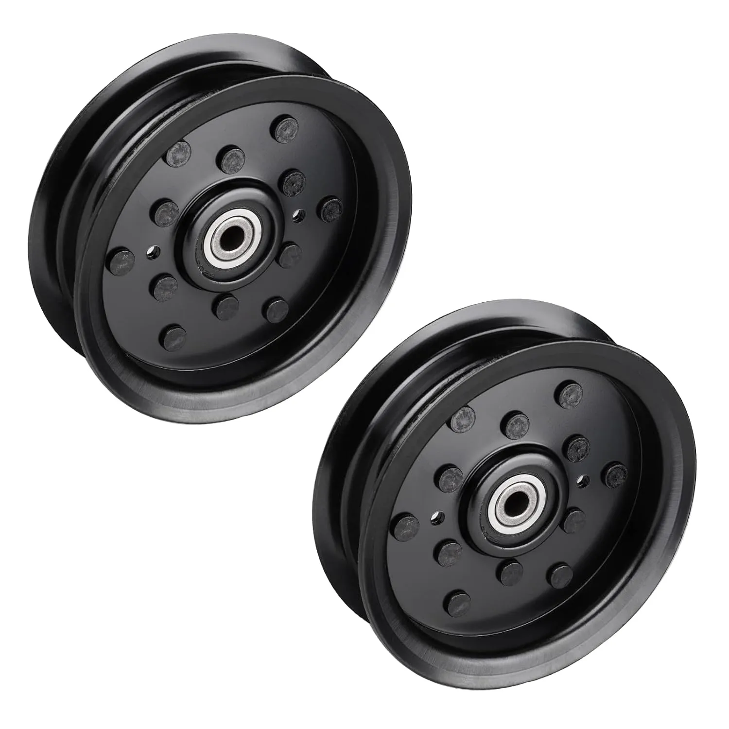 532196106 Flat Idler Pulley for Husqvarna GTH 2654T RZ 4219 Replace AYP 196106 197379 532196106 Fits 48" 54" Decks (2Pack)