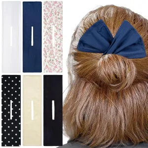 6pcs Deft Hair Bun Makers for Women, Lazy Hair Curler Bun Shapers, French Bun Updo Twist Hair Accessories for Thin Thick Long Short Curly Straight Hair