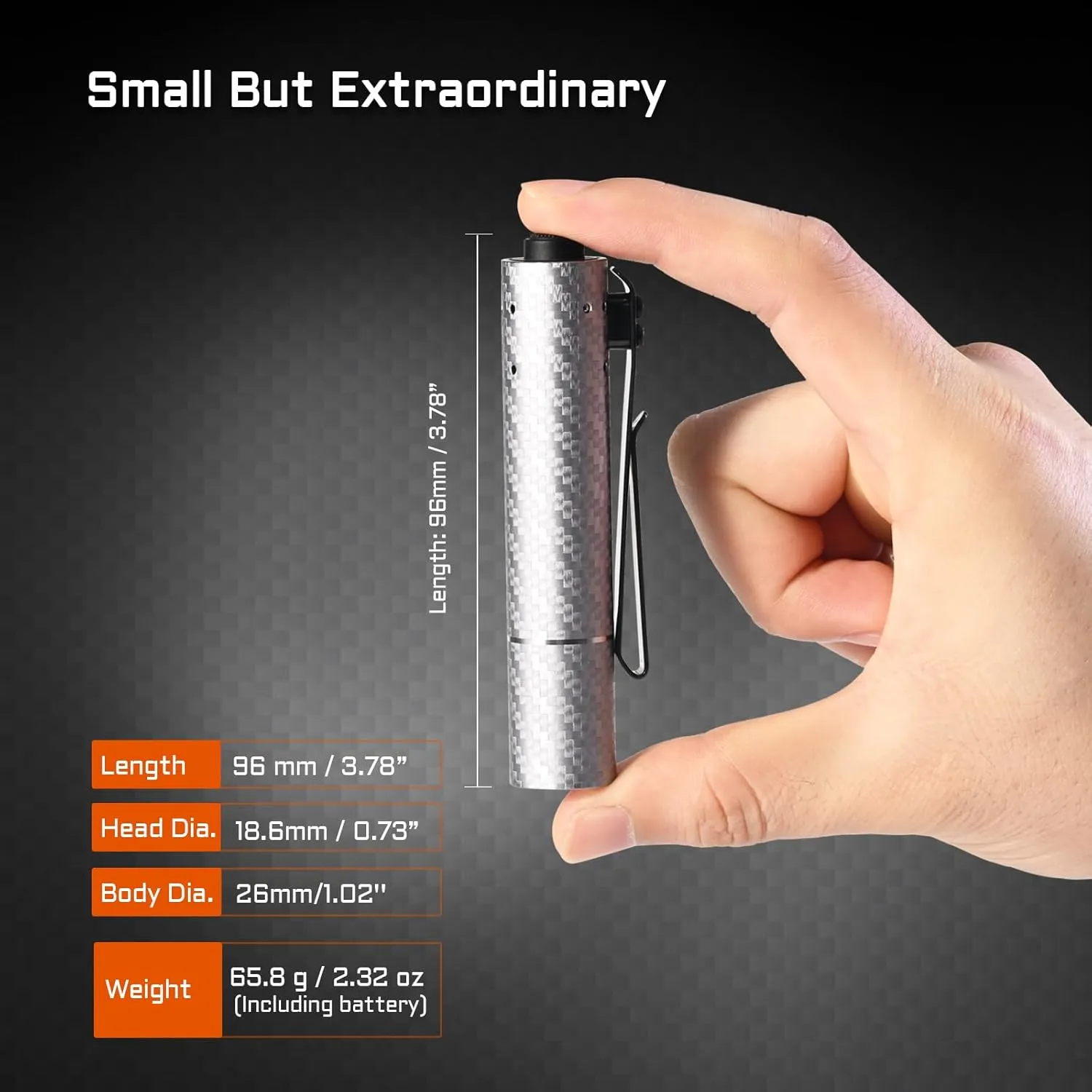 ACEBEAM Rider RX 1000 High Lumens EDC AA Flashlight Rechargeable, Pocket LED Flashlight with Clip, Super Bright Mini Flash Light, Small Powerful Flashlight for Camping, Emergency(Aluminum Material)
