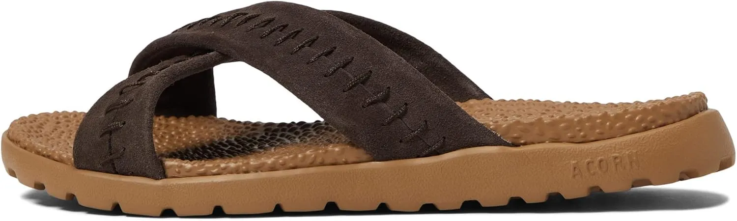 Acorn Women's Cross Addison Evrywr Suede X Slide   Bloom