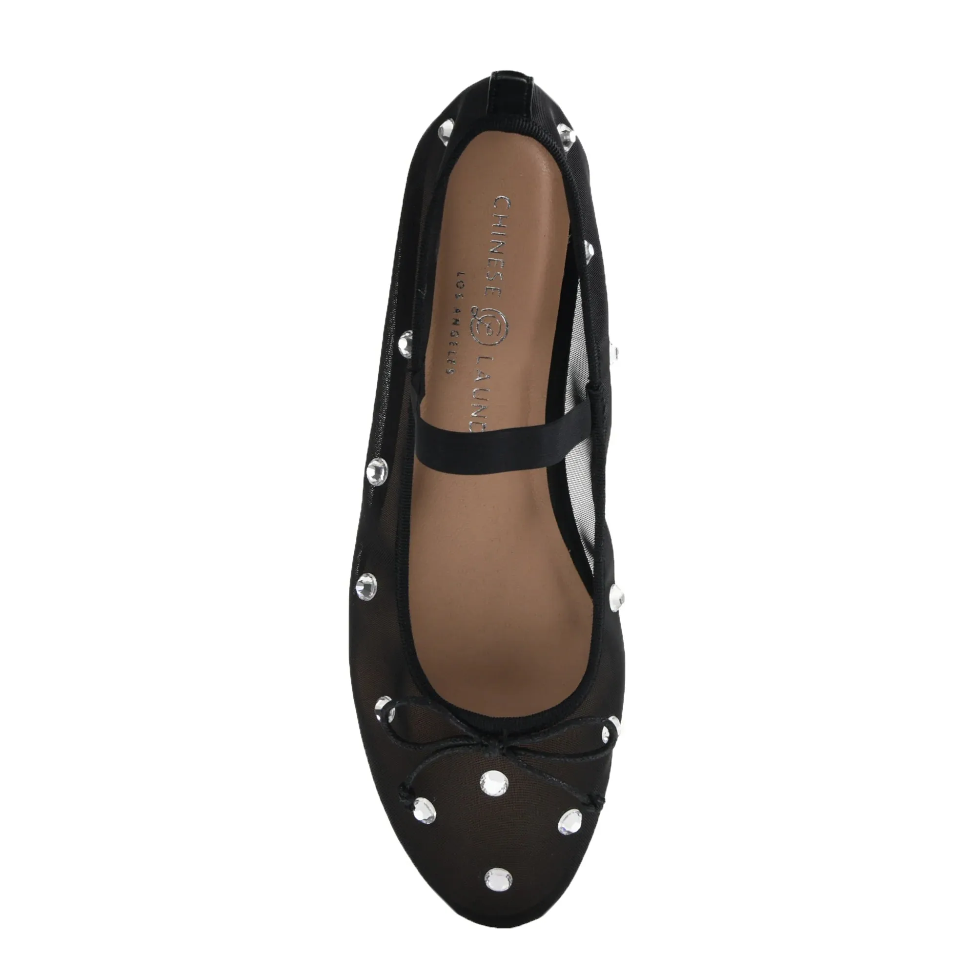 Adette Stone Mesh Flat