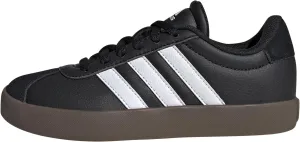 adidas VL Court 3.0 Skateboarding Sneaker for Unisex-Kids, Black, 23.5 cm