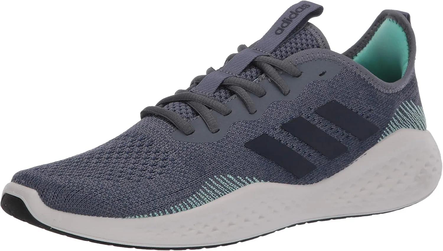 adidas Women's Fluidflow Sneaker, Onix/Legend Ink/Tech Indigo, 9 M US