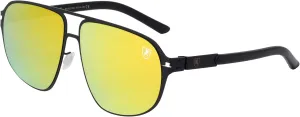 Aero Pod - Flat Thin Frame Oval Aviator Sunglasses