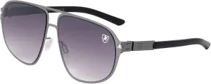 Aero Pod - Flat Thin Frame Oval Aviator Sunglasses