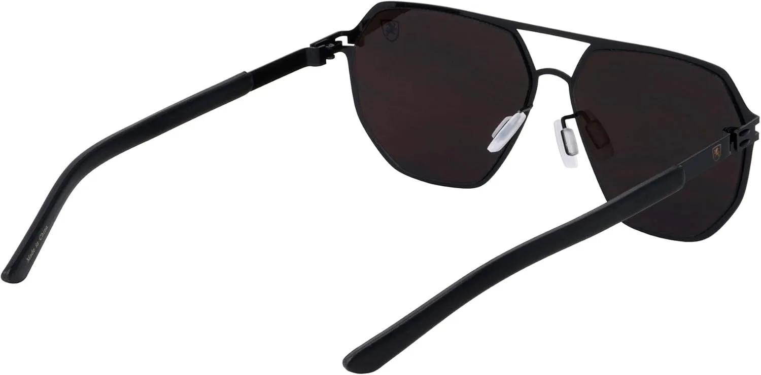 Aero Push - Premium Designer Men Women Flat Lens Thin Metal Aviator Sunglasses
