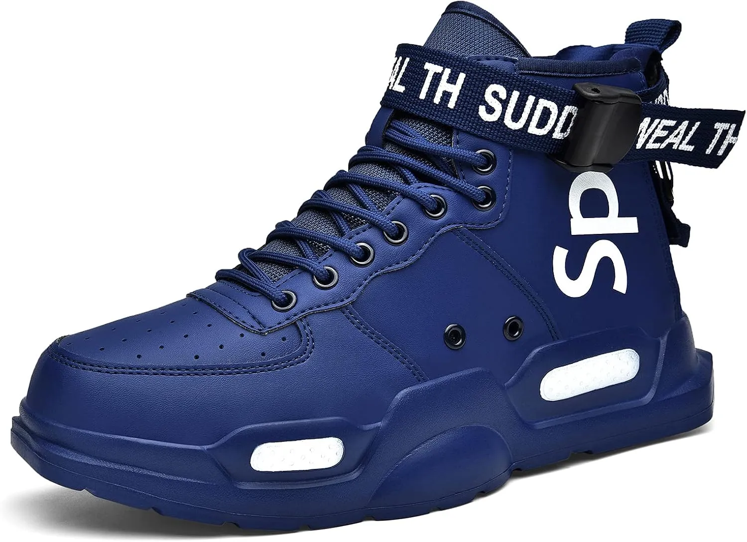 Ahico Mens Fashion Sneakers High Top Walking Shoes Sport Athletic Casual Shoe Vogue Stylish Men