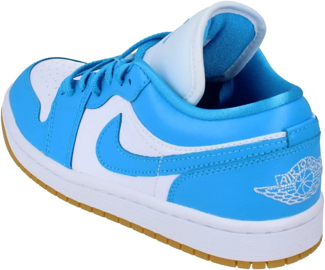 Air Jordan 1 Low Women's Shoes (DC0774-104, White/Gum Light Brown/Dark Powder)