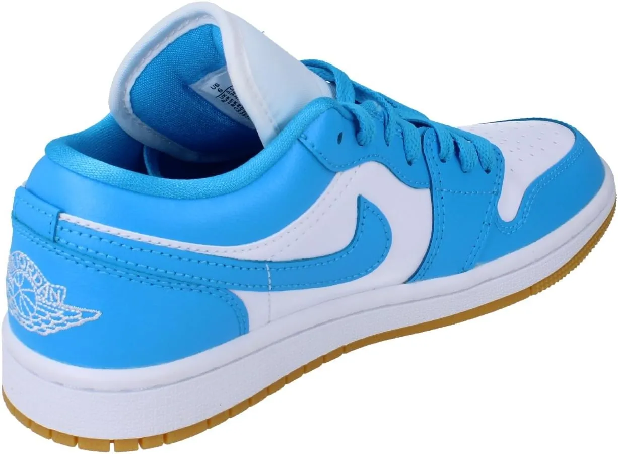Air Jordan 1 Low Women's Shoes (DC0774-104, White/Gum Light Brown/Dark Powder)