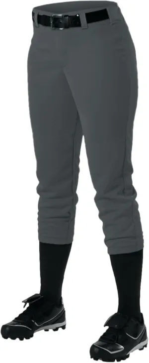 Alleson Athletic Girls Belt Loop Fastpitch Pant – Five Pro-Style Fit, Moisture-Wicking & Durable Fabric