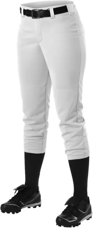 Alleson Athletic Girls Belt Loop Fastpitch Pant – Five Pro-Style Fit, Moisture-Wicking & Durable Fabric