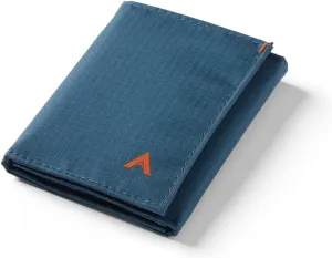 Allett Trifold Wallet | Nylon, RFID Blocking | Slim, Minimalist, Water Resistant, Thin, Front Pocket | Holds 2-12 Cards, Flat Bills, Receipts & Coins | For Men & Women