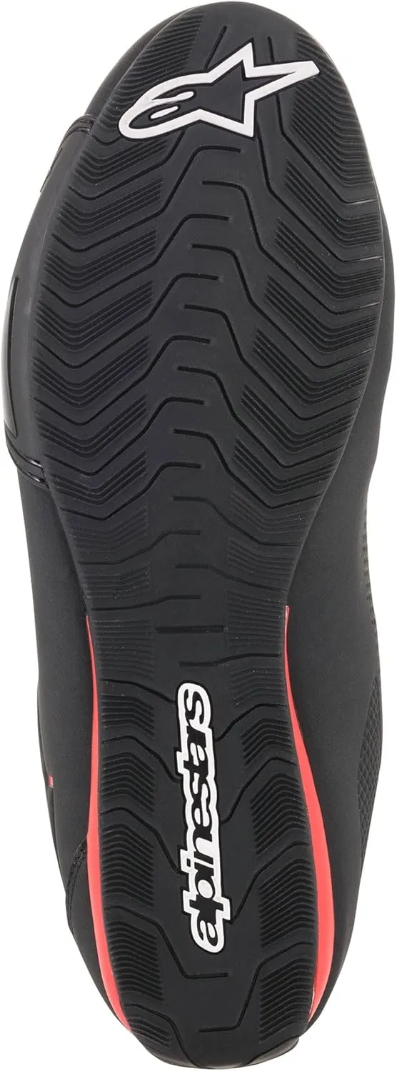Alpinestars 2515618131115 Men's Sektor Vented Street Motorcycle Shoe, Black/Gray/Red, 11.5
