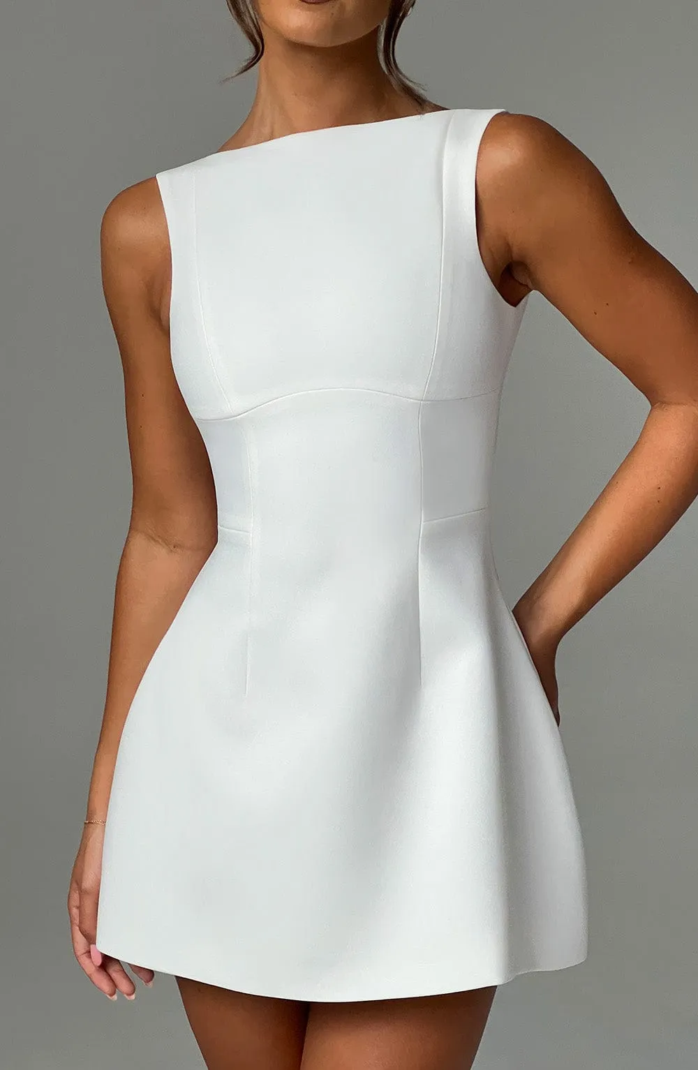Amara Mini Dress - Ivory