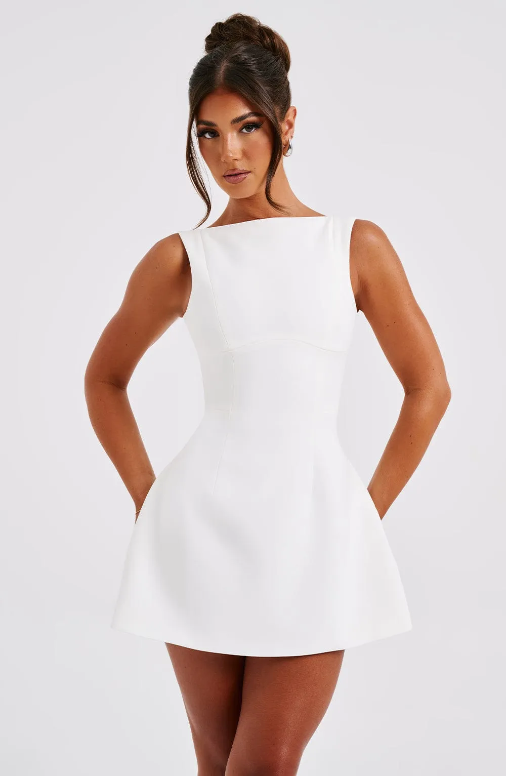 Amara Mini Dress - Ivory