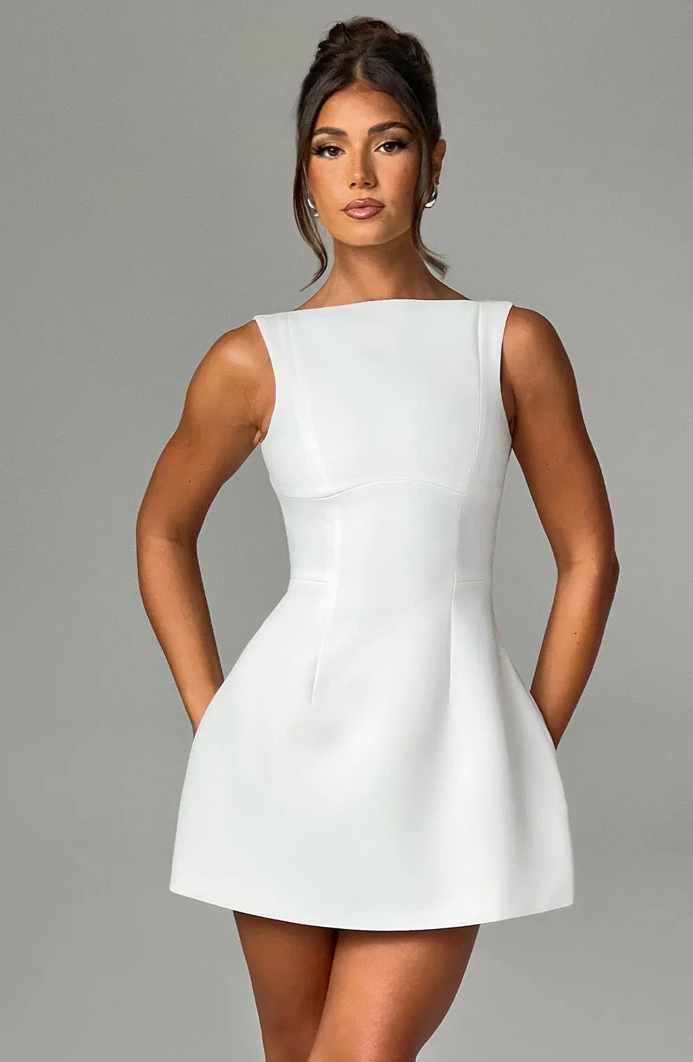 Amara Mini Dress - Ivory