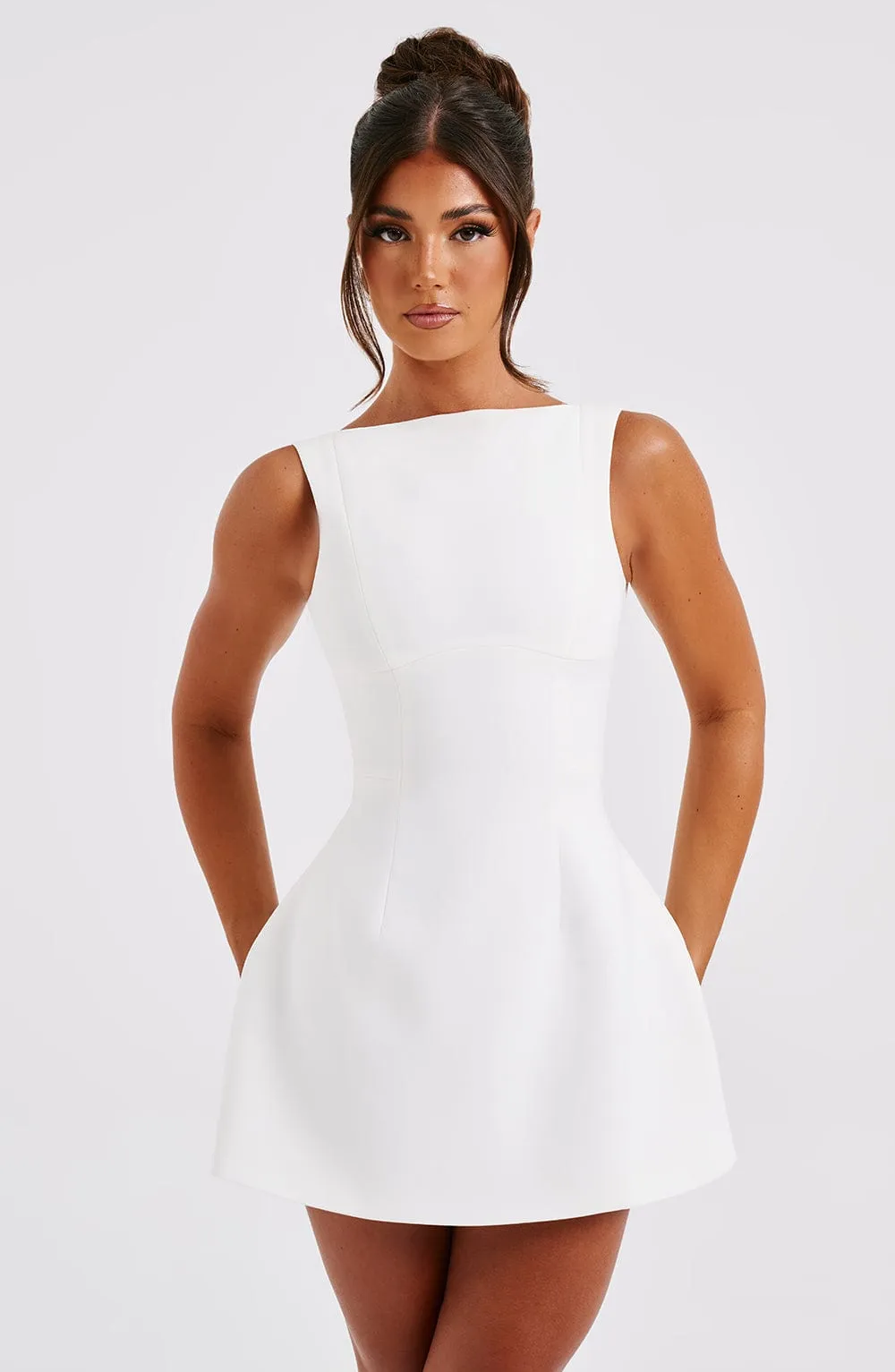 Amara Mini Dress - Ivory