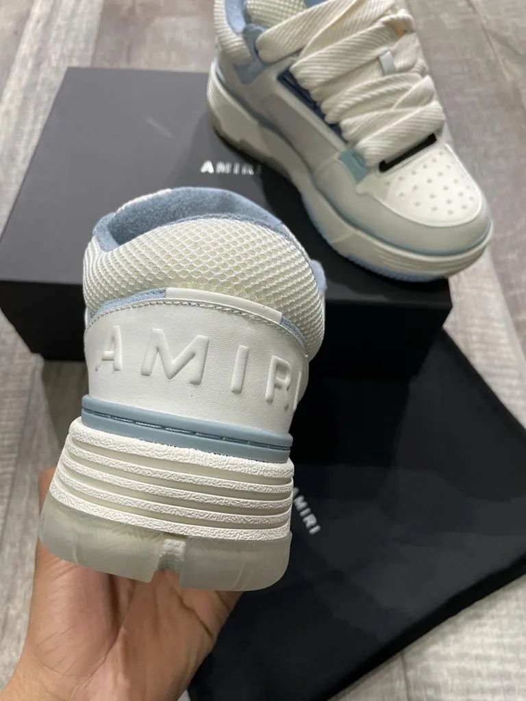 AMIRI MA-1 || Low-Top Sneakers - Sky Blue