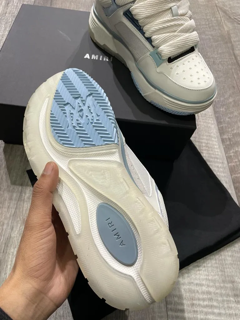 AMIRI MA-1 || Low-Top Sneakers - Sky Blue