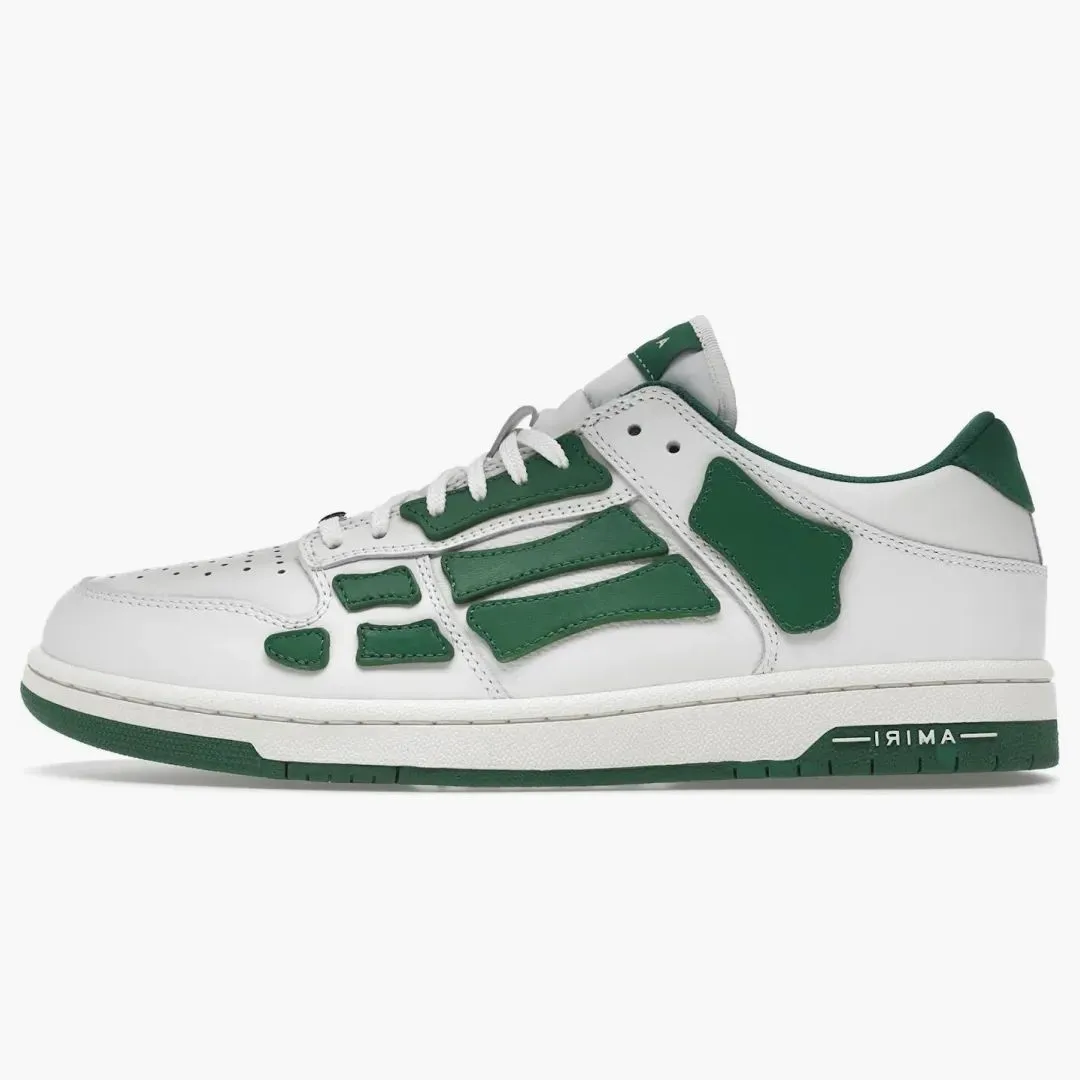 Amiri Skel Top Low White Green