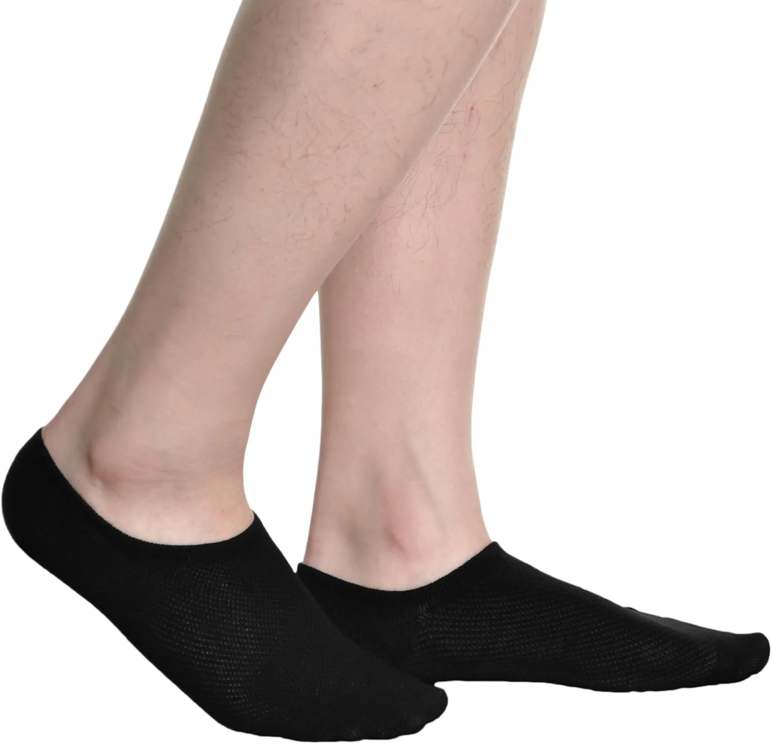 Angelina Cotton Blend No-Show Socks With Non-Slip Silicon Patch (12-Pack)