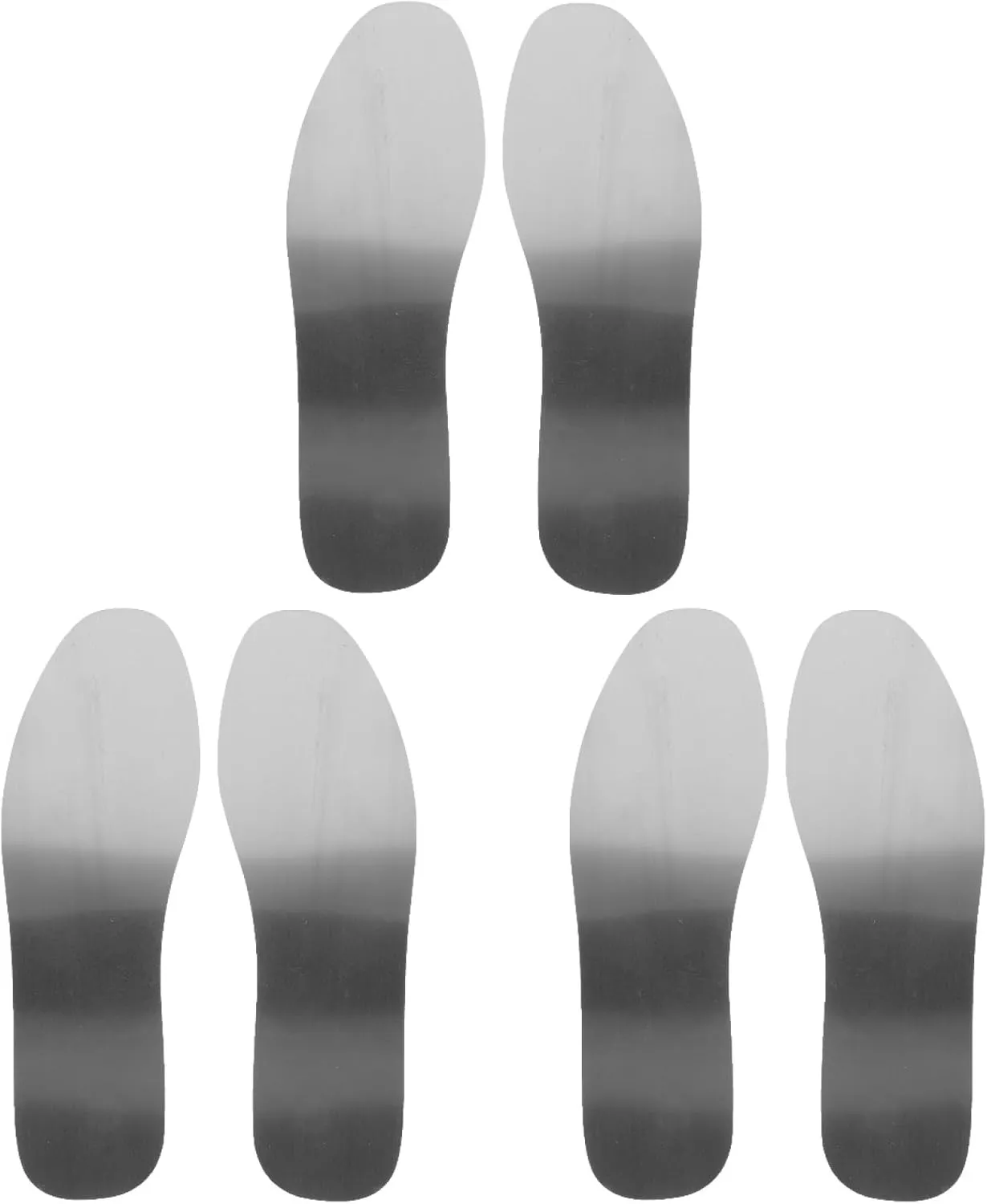 Angoily Puncture Resistant Insoles, 3 Pairs Stainless Steel Steel Toe Inserts Insole Men Shoe Insoles Roller Shoes Insoles for Boot Inserts, Flexible Steel Plate Nail Proof for Safety Work Shoes