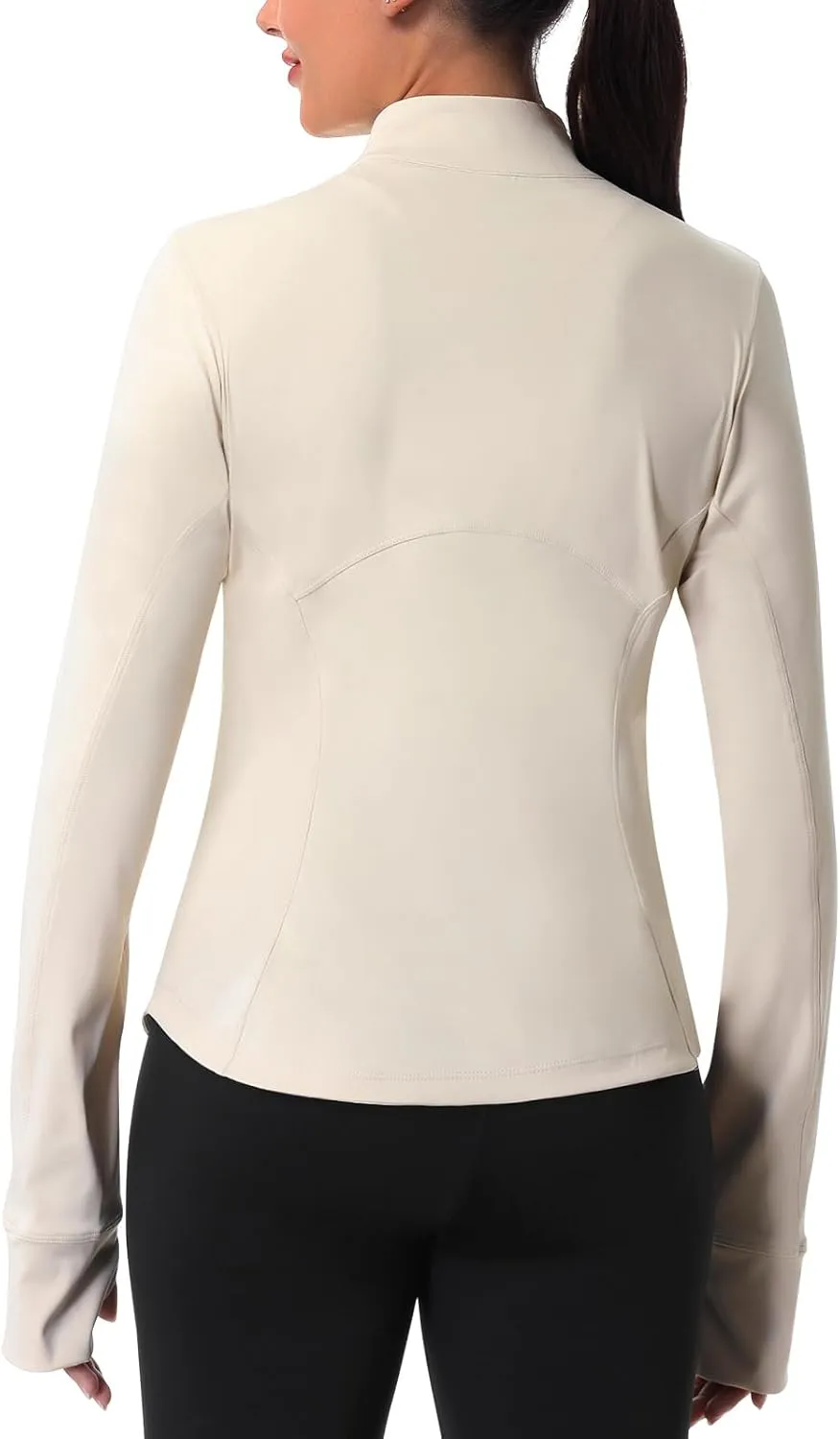 ANIVIVO Women's Zip Up Workout Jackets Athletic Running Jackets Slim Fit Lightweight Yoga Jacket with Pockets