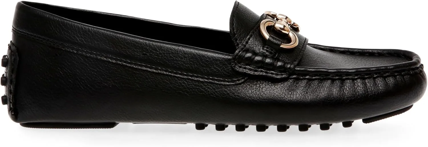 Anne Klein Womens Chrystie Faux Leather Driving Moccasins Moccasins