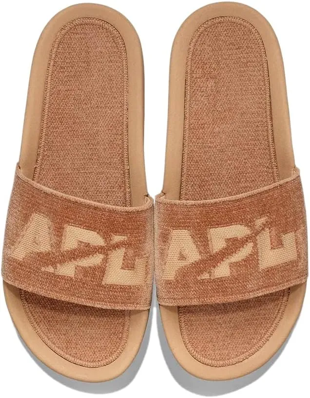 APL: Athletic Propulsion Labs Men's Techloom Velvet Slide (CARAMEL, us_footwear_size_system, adult, men, numeric, medium, numeric_12)