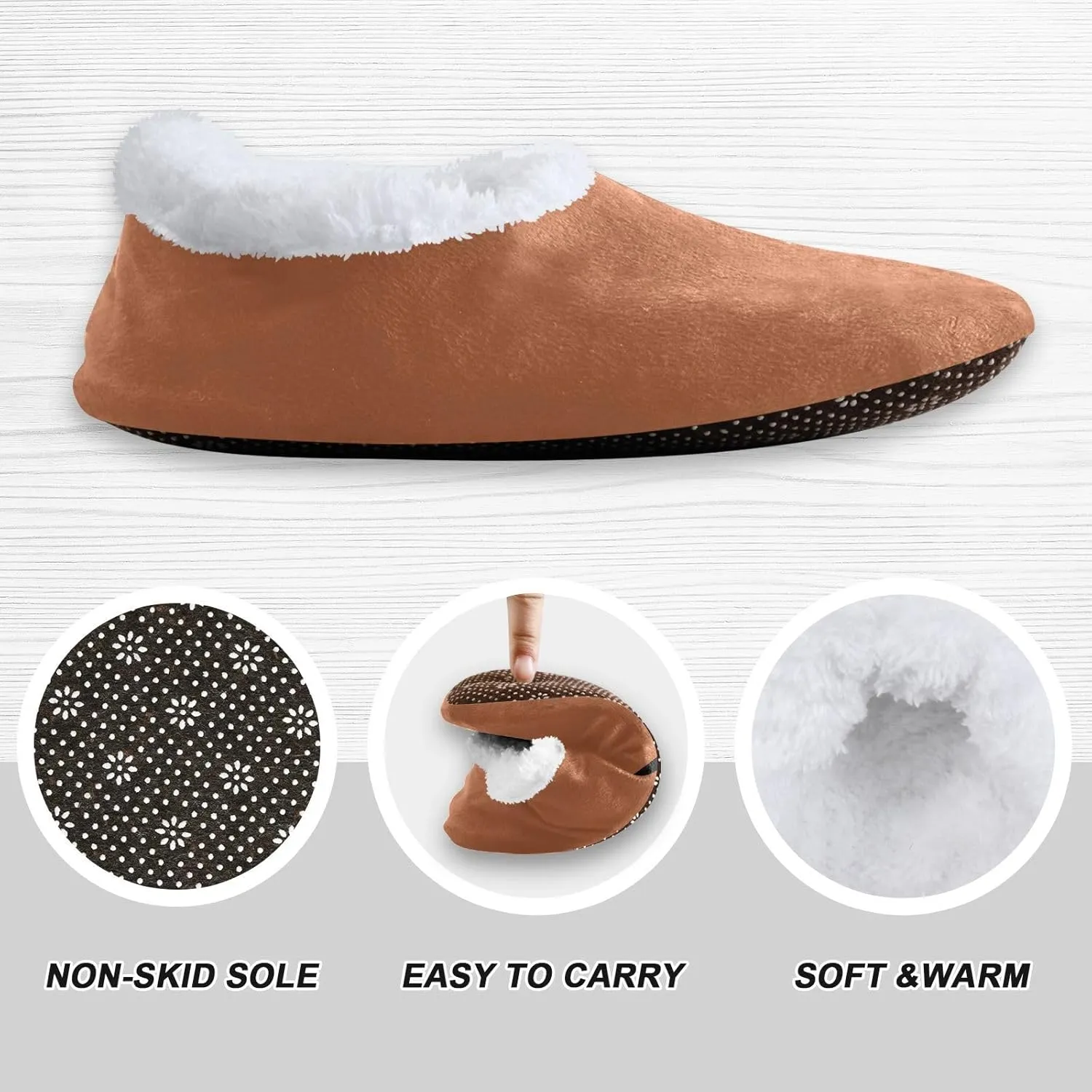 Aqua House Slippers Non-Slip Soft Bedroom Slippers for Men Bedroom