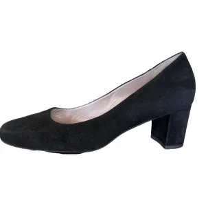 Aquatalia Black Suede "Pasha" Pumps, 9