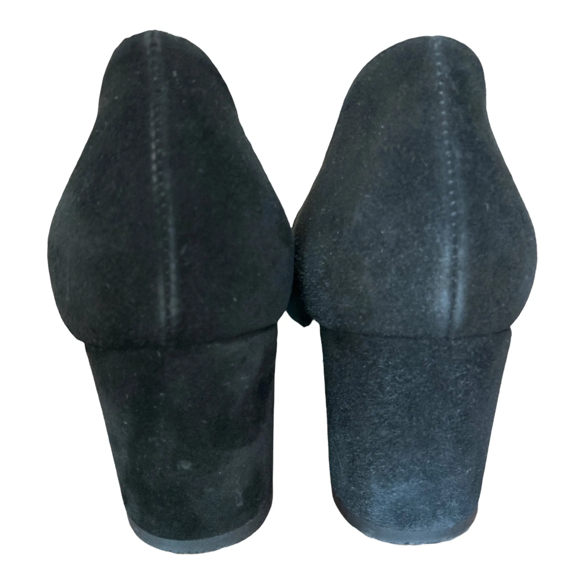 Aquatalia Black Suede "Pasha" Pumps, 9