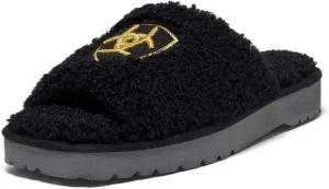 ARIAT Women's Indoor/Outdoor Soft Comfortable Open Toe Slip-on Cozy Slide Slipper
