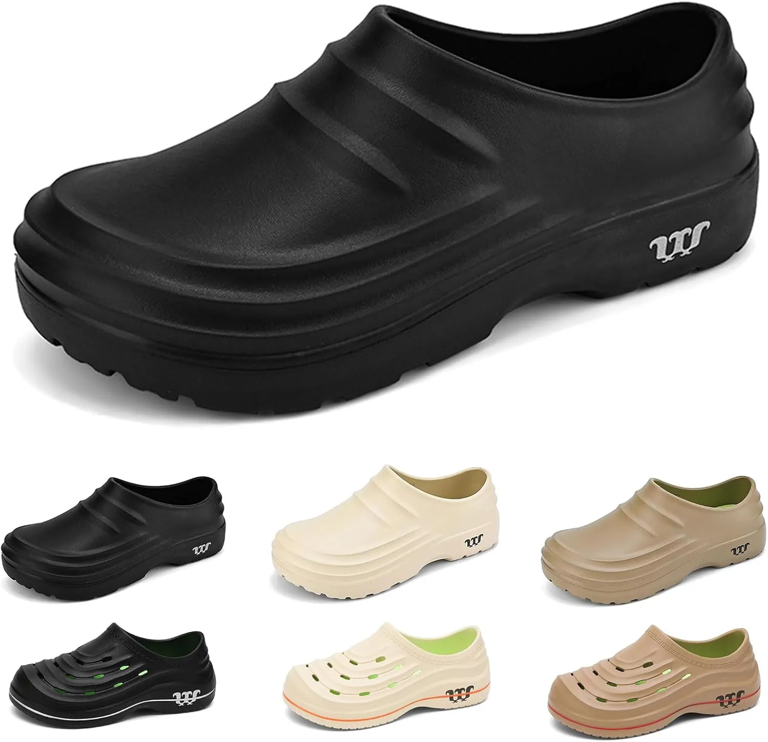 Armadillo Clogs Nurse Shoes for Women Men Slip-Resistant Ideal Work Shoes Oil Resistant Chef Wide Waterproof Shoe