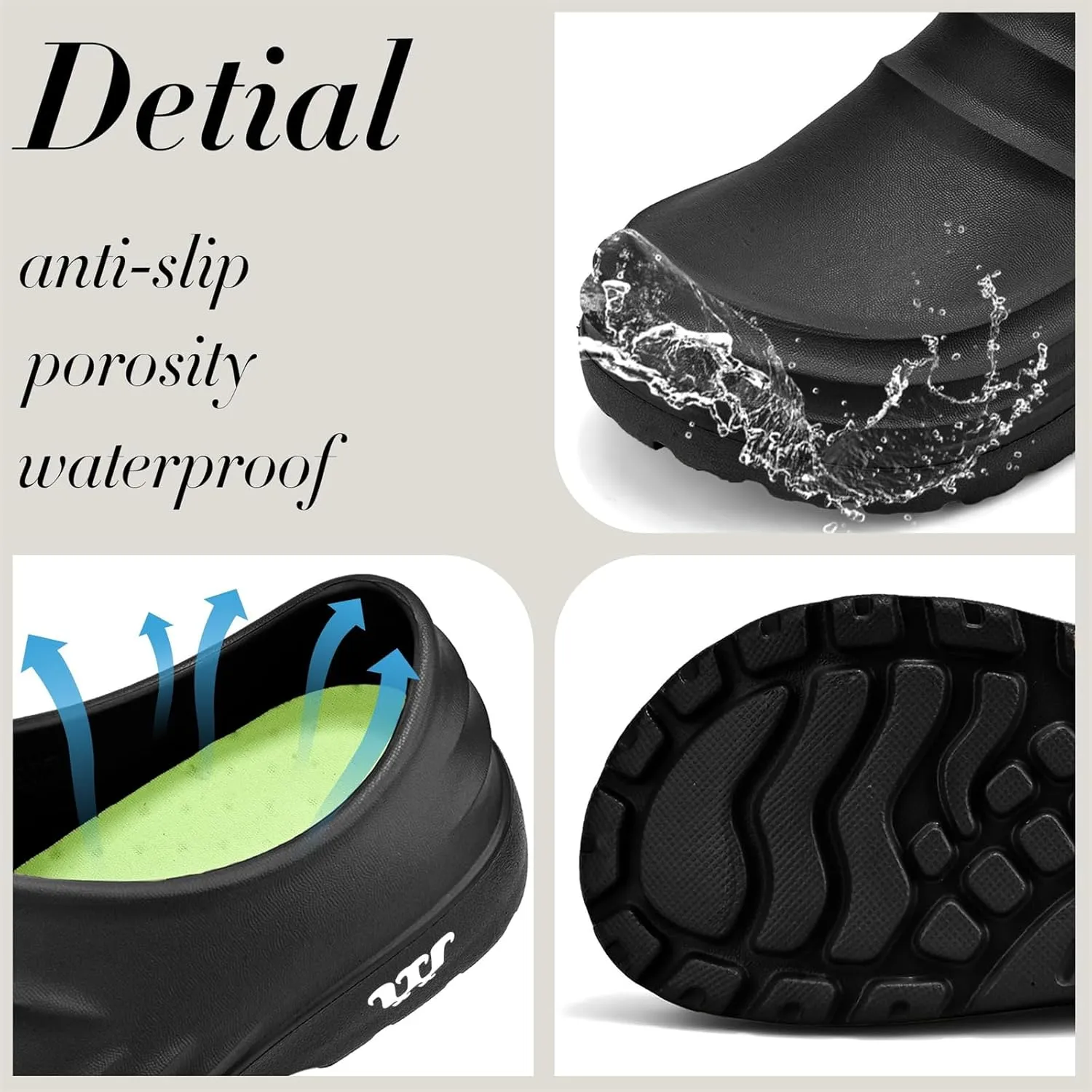 Armadillo Clogs Nurses Shoes for Women Men Chef Shoes for Women Slip Resistant Restaurant Non Slip Work Shoe Women Men Food Service Nursing Shoe Arch Support Waterproof Wide Width Garden Sneakers