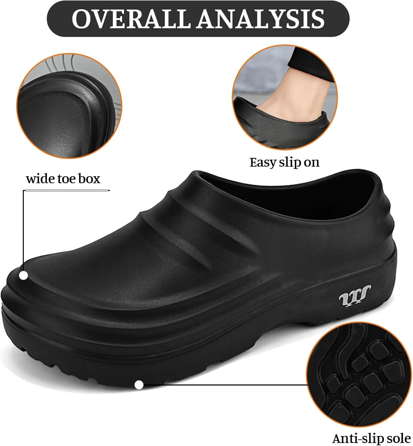 Armadillo Clogs Nurses Shoes for Women Men Non Slip Work Shoes Women Food Service Chef Shoe for Men Non Slip Kitchen Shoe Clogs Oil Resistant Nursing Arch Support Waterproof Wide Width Sneakers Garden
