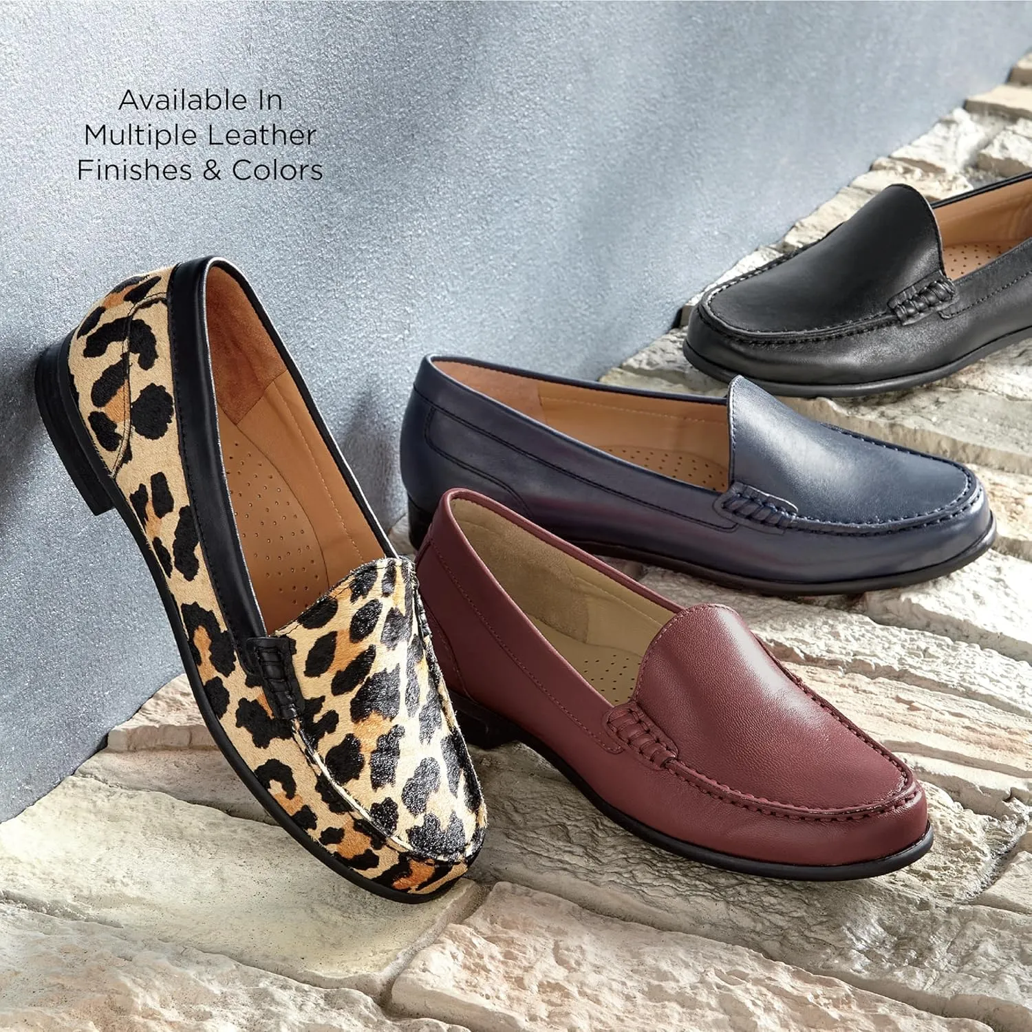 ARRAY Women's Katie Classic Slip-On Leather Loafer