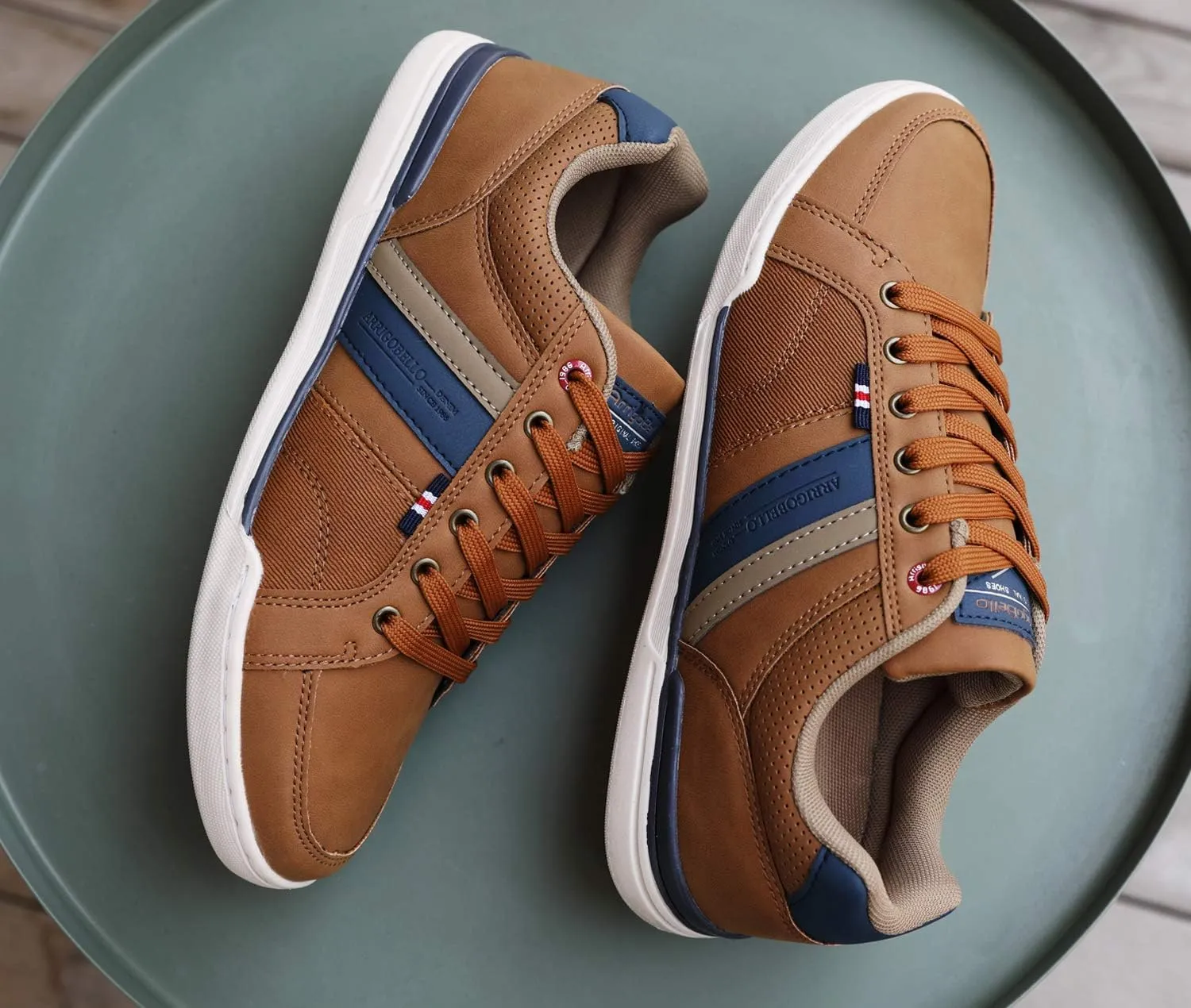 ARRIGO Bello Sneakers for Men Casual Shoes Low Top Comfortable Walking Shoes