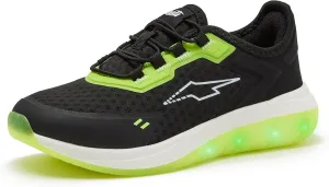 Avia Spark Slip On LED Light Up Boys and Girls Sneakers - Lightweight Tennis, Athletic, Kids and Toddler Light Up Shoes for Girls and Boys - Little Kid Shoes Size 11-3