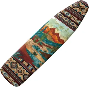 Aztec Iron Replacement Cover with Desert Oasis Thick Padding with Hook and Loop, Fits Standard Soft Fabric Ironing Boards Cover