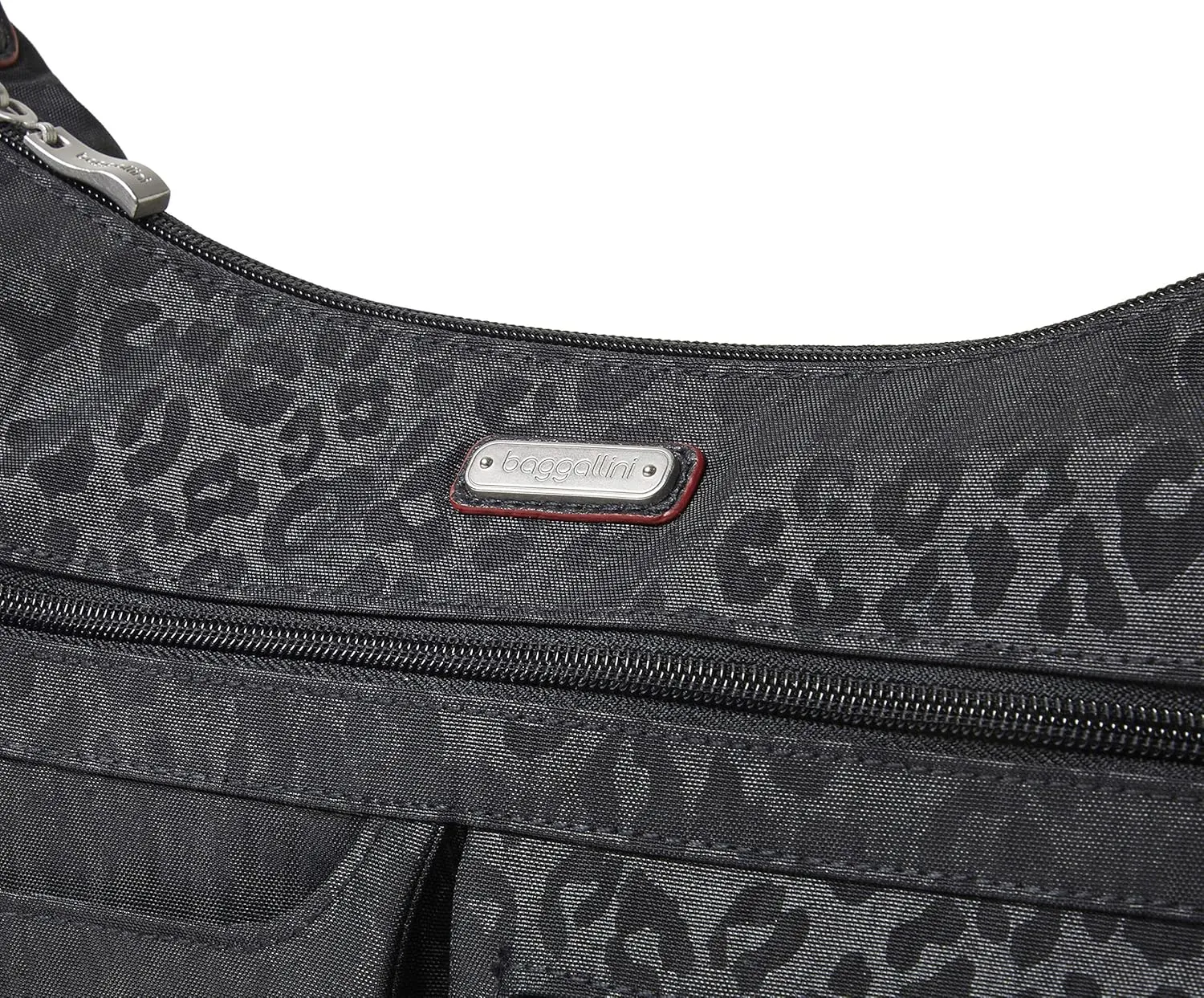 Baggallini Anywhere Hobo Crossbody Women 13x9.5 Water-Resistant Travel Purse Handbag Shoulder Bag W/RFID Wristlet