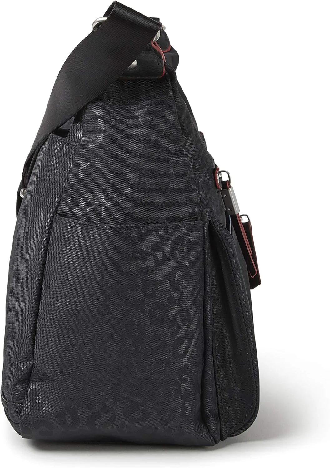 Baggallini Anywhere Hobo Crossbody Women 13x9.5 Water-Resistant Travel Purse Handbag Shoulder Bag W/RFID Wristlet